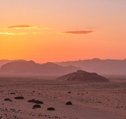 Jordan i noć u pustinji